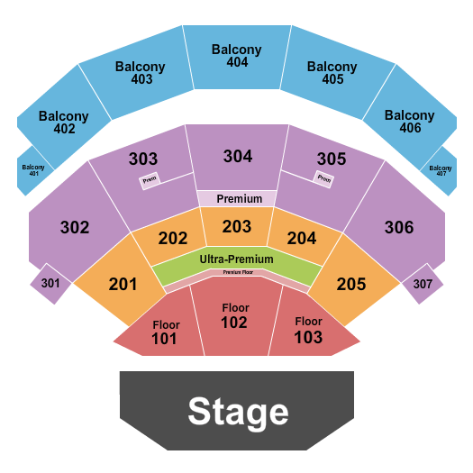 Dolby Live Van Halen Seating Chart